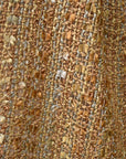 Close-up of the scarf showing the texture