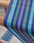 Close- up of the warp on the warping board. These yarns then get put on the loom.